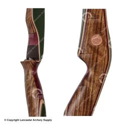Bear Kodiak Traditional Recurve Bow (Shedua/Purple Heart/Green Glass) -Shooting Shop 1360310 riser