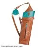 Neet T-BQ-2 Turquoise Leather Back Quiver 2 Neet T-BQ-2 Turquoise Leather Back Quiver -Shooting Shop 3300136