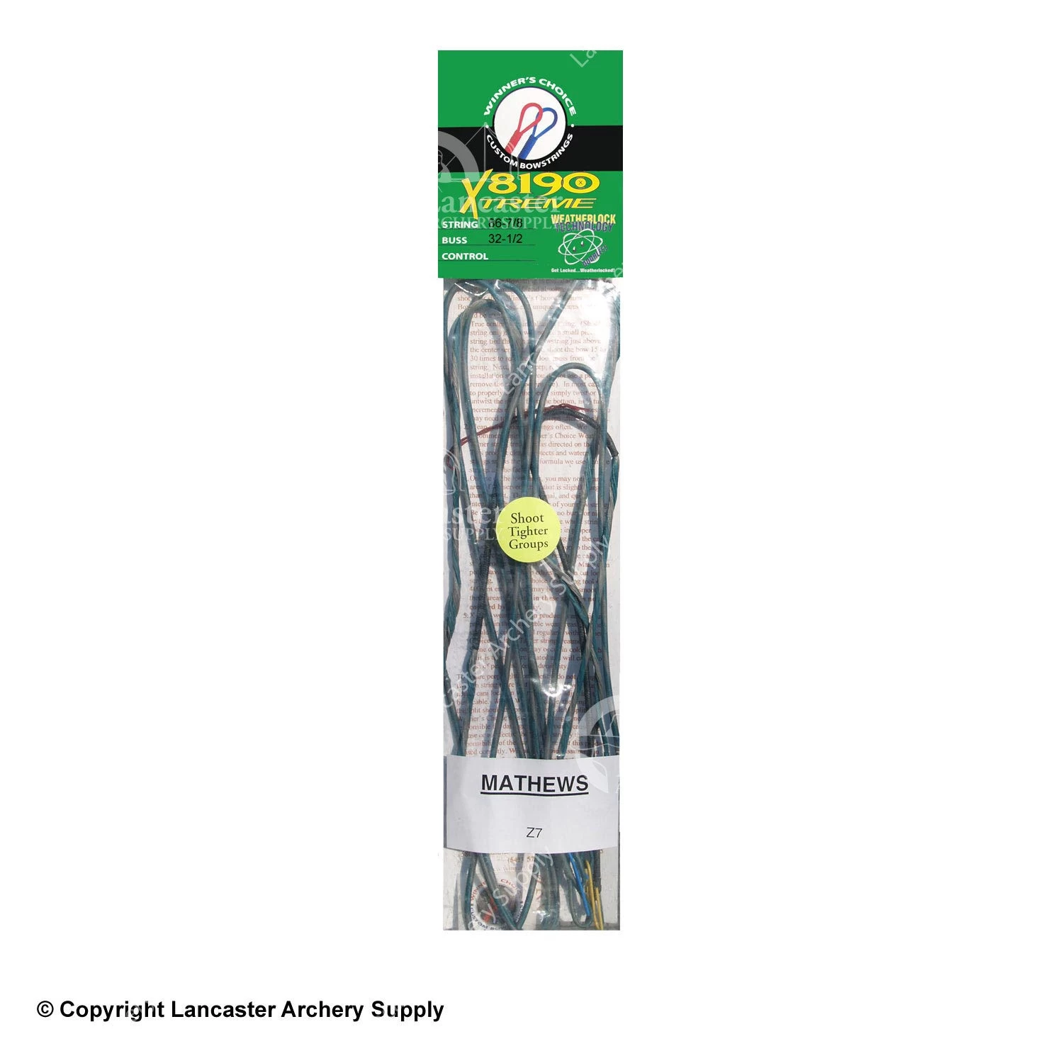 Winner's Choice Custom 1 Cam Bowstring 3 Winner's Choice Custom 1 Cam Bowstring