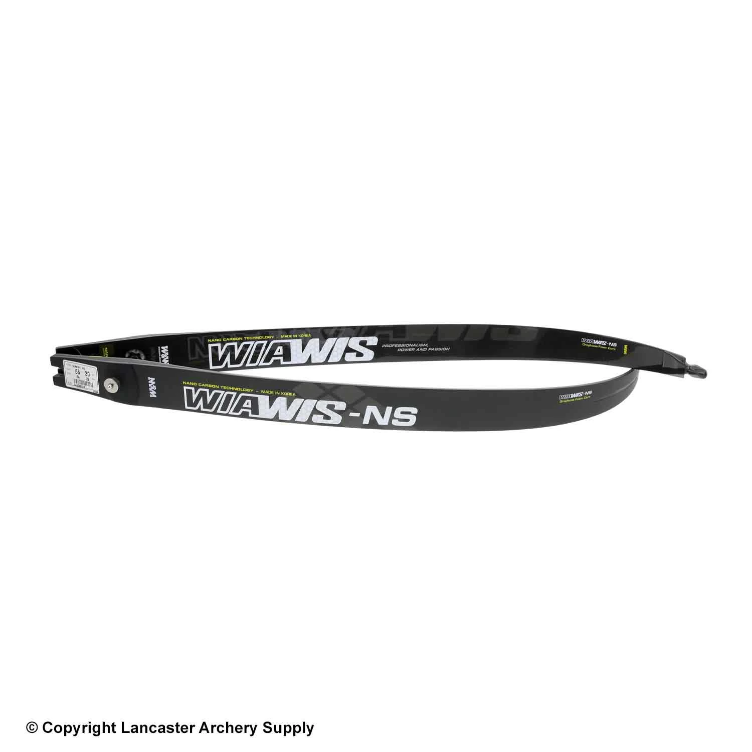 Win Win Wiawis NS Foam Core Carbon ILF Recurve Limbs (Open Box X1030296) 3 Win Win Wiawis NS Foam Core Carbon ILF Recurve Limbs (Open Box X1030296)