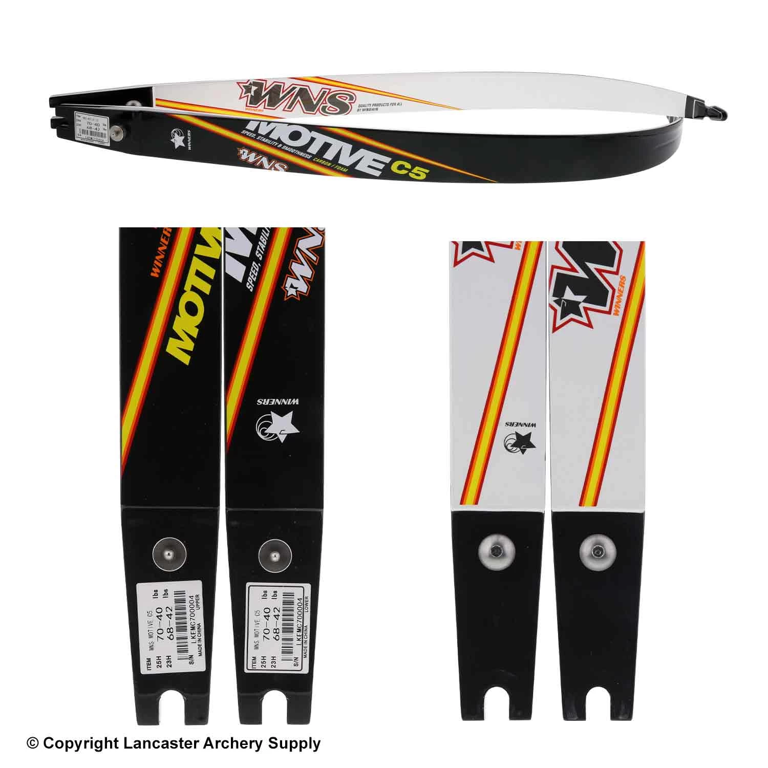 WNS Motive C5 Carbon Foam Recurve Limbs (pen Box X1030475) 4 WNS Motive C5 Carbon Foam Recurve Limbs (pen Box X1030475) - Image 2