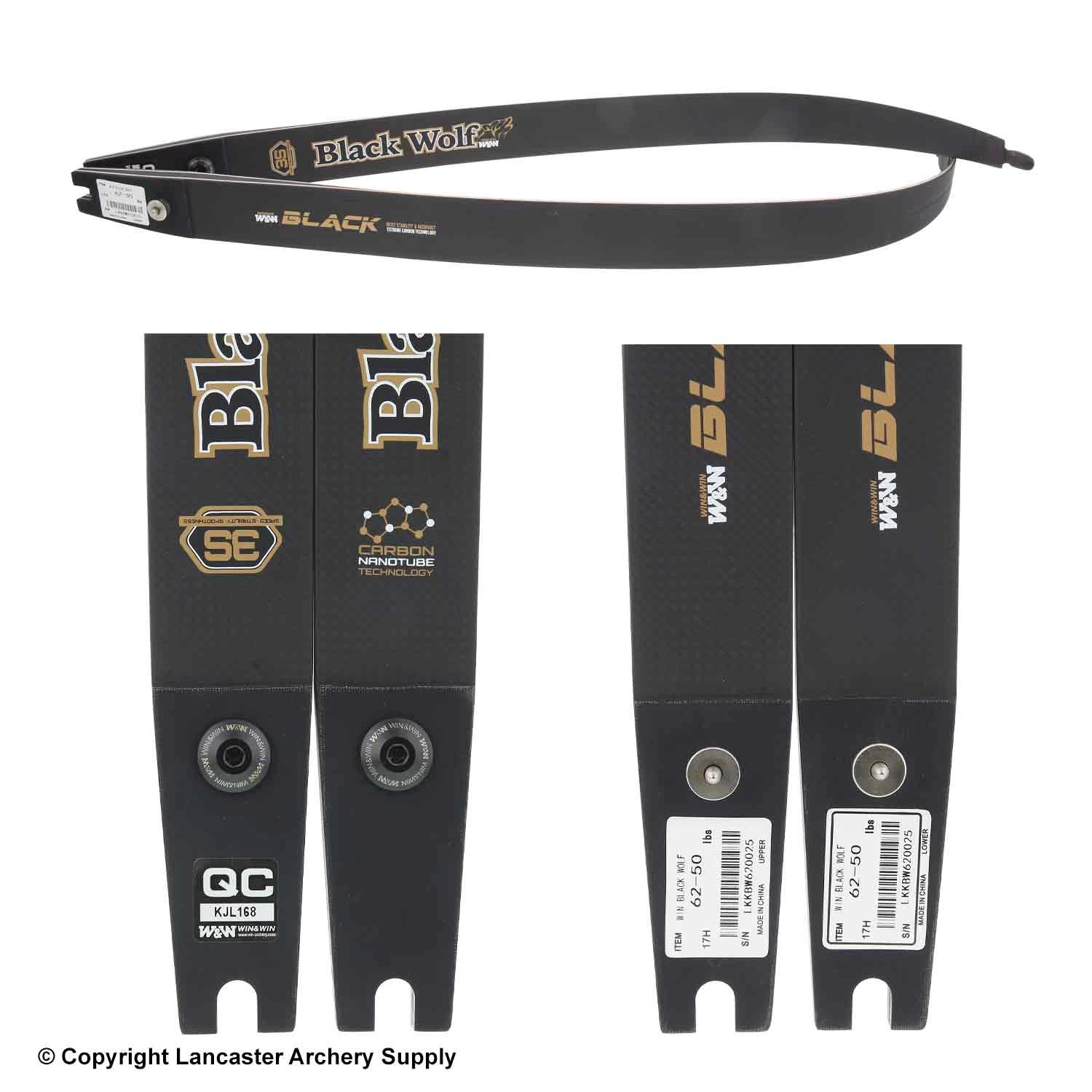 Win & Win Black Wolf Limbs 62" (X10301002) 4 Win & Win Black Wolf Limbs 62" (X10301002) - Image 2