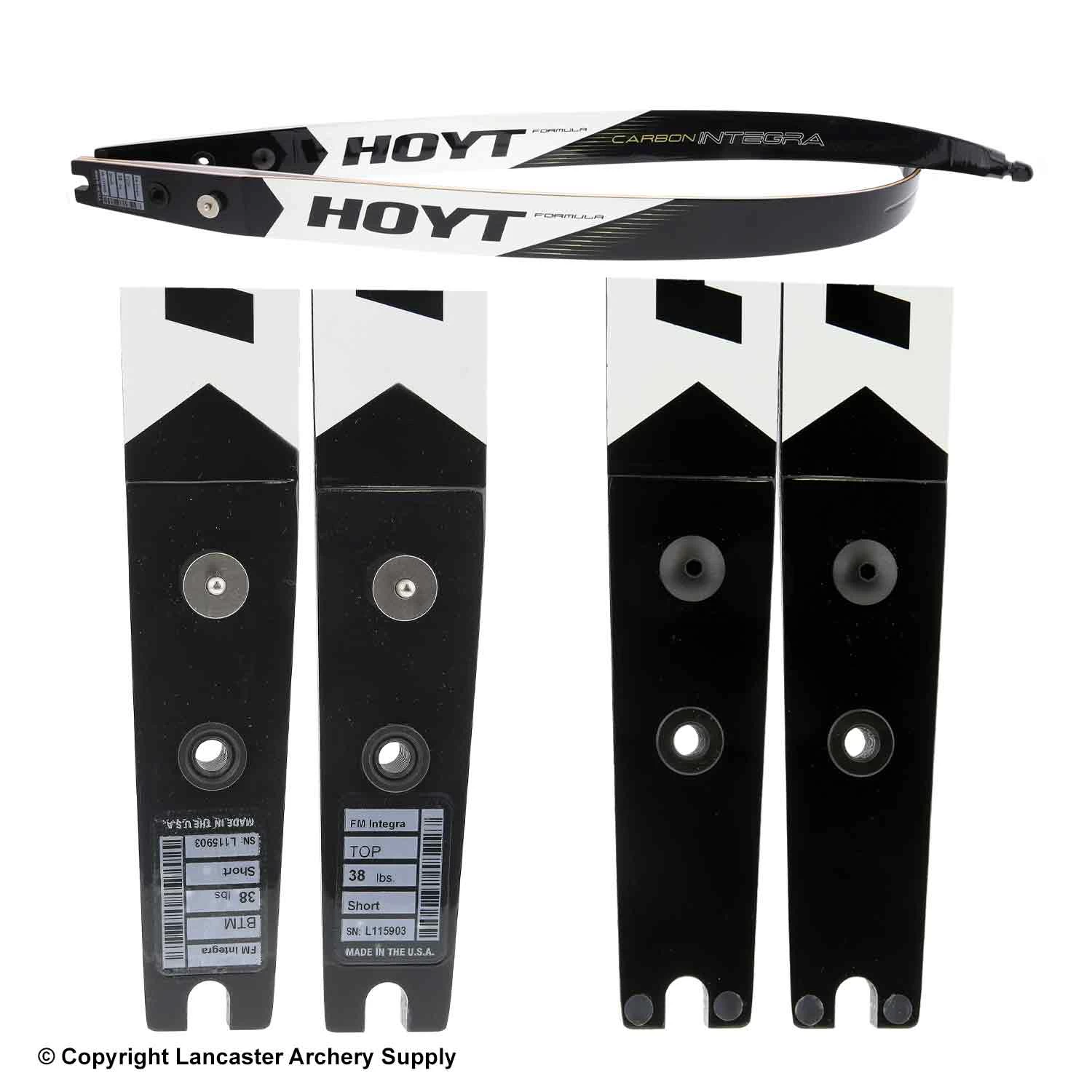 Hoyt Formula Carbon Integra Recurve Limbs (Open Box X1031951) 4 Hoyt Formula Carbon Integra Recurve Limbs (Open Box X1031951) - Image 2