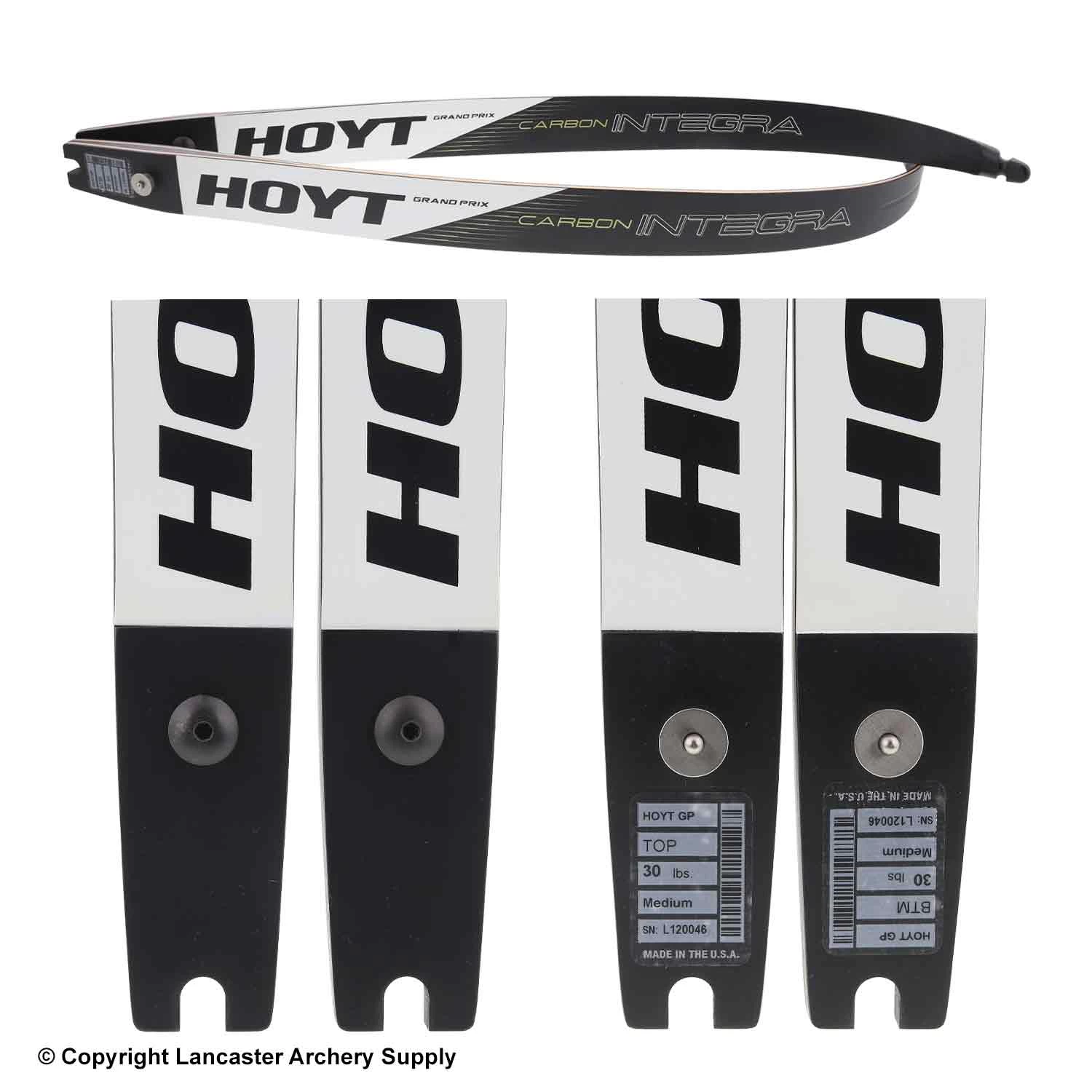 Hoyt Grand Prix Carbon Integra Recurve Limbs (Open Box X1032293) 4 Hoyt Grand Prix Carbon Integra Recurve Limbs (Open Box X1032293) - Image 2