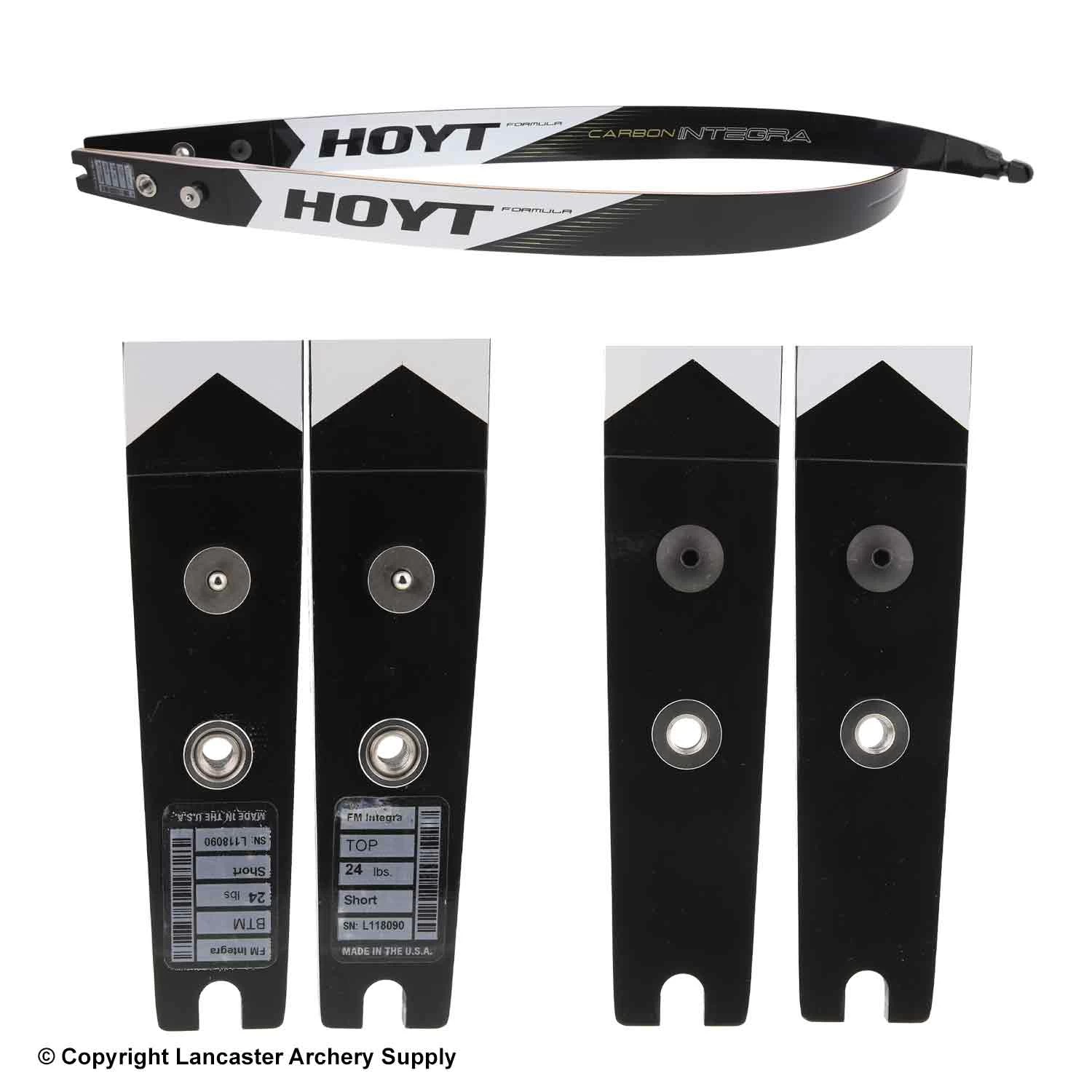 Hoyt Formula Carbon Integra Recurve Limbs (Open Box X1032299) 4 Hoyt Formula Carbon Integra Recurve Limbs (Open Box X1032299) - Image 2