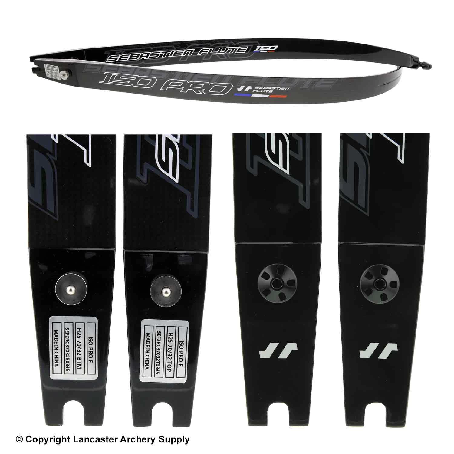 Sebastien Flute ISO Pro Carbon Foam ILF Recurve Limbs (Open Box X1032307) 4 Sebastien Flute ISO Pro Carbon Foam ILF Recurve Limbs (Open Box X1032307) - Image 2