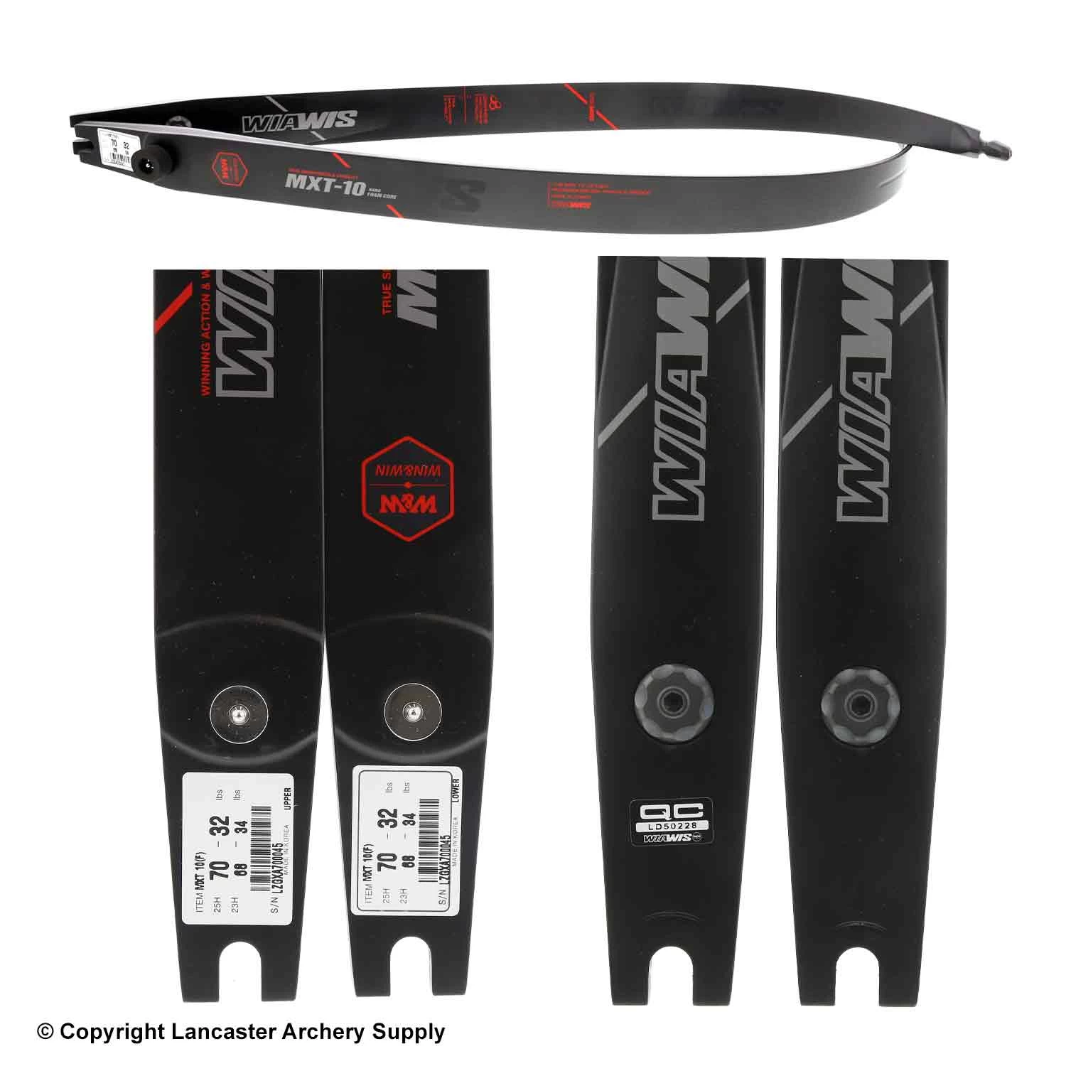 Win & Win MXT-10 ILF Recurve Limbs (Open Box X1032959) 4 Win & Win MXT-10 ILF Recurve Limbs (Open Box X1032959) - Image 2